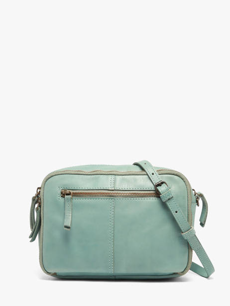 Shoulder Bag Heritage Leather Biba Blue heritage BT32 other view 3
