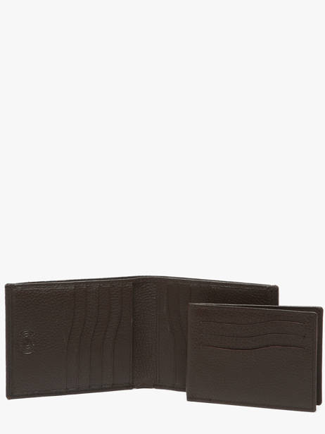 Wallet Caviar Leather Crinkles Brown caviar 14124 other view 1