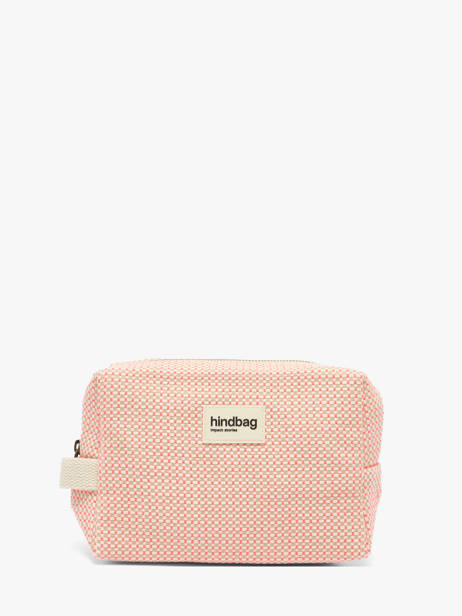 Trousse De Toilette Hindbag Rose tressage TS