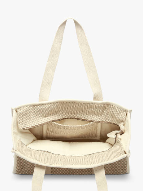 Shoulder Bag Tressage Cotton Hindbag Beige tressage TS other view 3