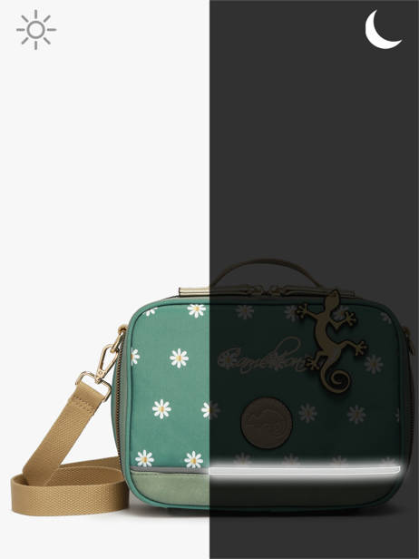 1 Compartment Lunch Bag Cameleon Green vintage fantasy PBVGBL24 other view 5
