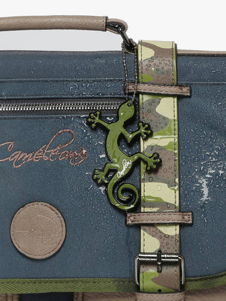 Satchel 3 Compartments Cameleon Blue vintage urban PBVBCA41 other view 6