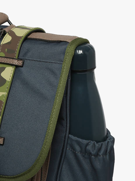 Satchel 2 Compartments Cameleon Blue vintage urban 27 other view 5