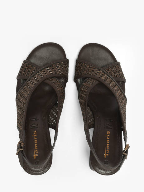 Heeled Sandals Tamaris Brown women 45 other view 3