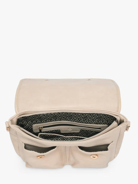 Shoulder Bag Zip Lulu castagnette Beige zip ALENA other view 3