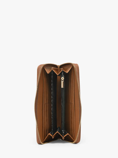 Wallet Lulu castagnette Brown zip CHRYS702 other view 1