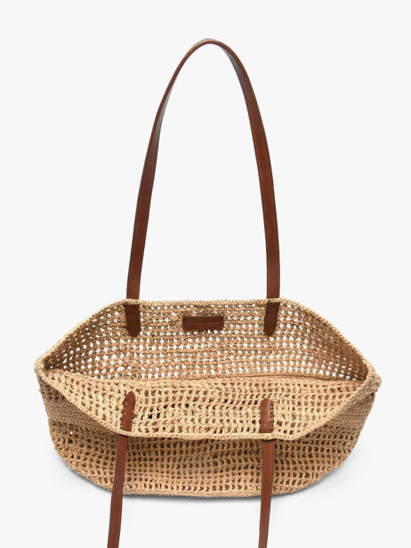 Shopping Bag Cabas Raphia Vanessa bruno Beige cabas raphia 60V40468 other view 4