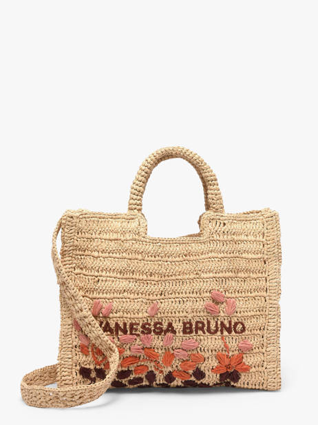Satchel Cabas Raphia Raphia Vanessa bruno Beige cabas raphia 24V40884