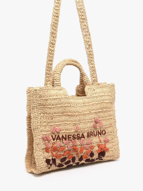 Satchel Cabas Raphia Raphia Vanessa bruno Beige cabas raphia 24V40884 other view 2