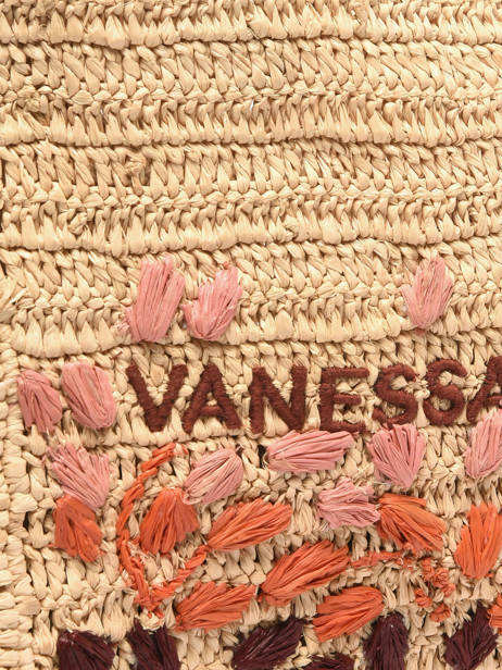 Satchel Cabas Raphia Raphia Vanessa bruno Beige cabas raphia 24V40884 other view 3