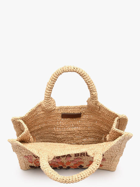 Satchel Cabas Raphia Raphia Vanessa bruno Beige cabas raphia 24V40884 other view 4