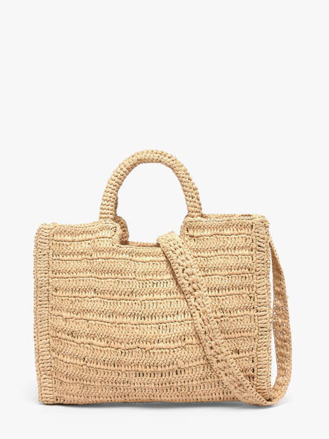 Satchel Cabas Raphia Raphia Vanessa bruno Beige cabas raphia 24V40884 other view 5