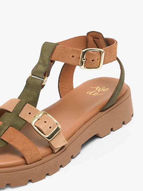 Sandals In Leather We do Brown women 45710A02 other view 2
