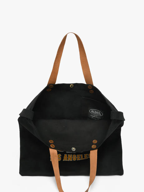 Oaks Tote Bag With Leather Handles Von dutch Black bags OAKS other view 3