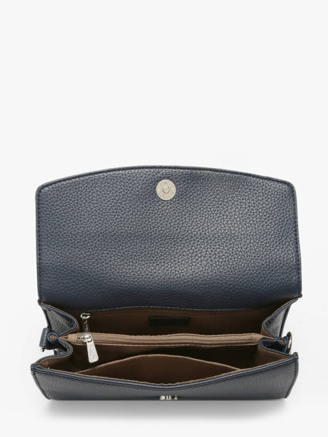 Leather Madrid Clutch With Shoulder Strap Hexagona Blue madrid 536554 other view 3