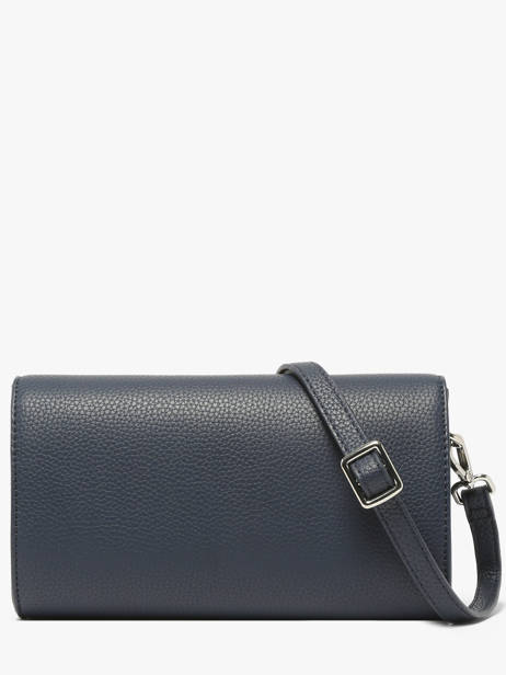Leather Madrid Clutch With Shoulder Strap Hexagona Blue madrid 536554 other view 4