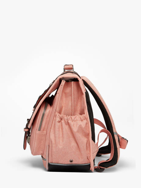 Satchel 2 Compartments Cameleon Pink vintage color CA38 other view 3