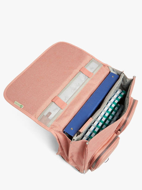 Satchel 2 Compartments Cameleon Pink vintage color CA38 other view 4