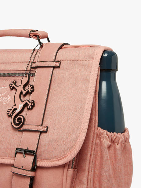 Satchel 2 Compartments Cameleon Pink vintage color CA38 other view 6