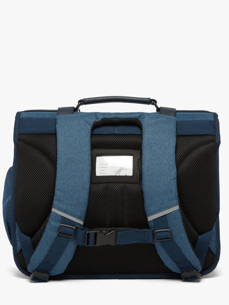 Satchel 3 Compartments Cameleon Blue vintage color VIC-CA41 other view 5