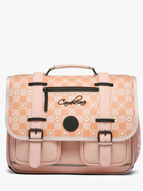 2-compartment Satchel Cameleon Pink vintage north CA38