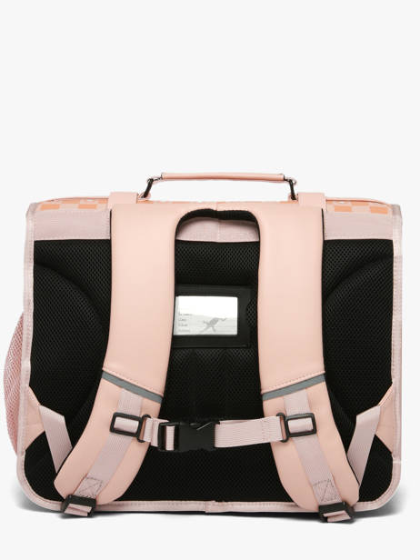 3-compartment Satchel Cameleon Pink vintage north CA41 other view 5