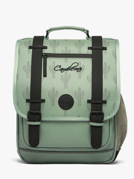 2-compartment Backpack Cameleon Green vintage north SD39