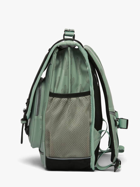 2-compartment Backpack Cameleon Green vintage north SD39 other view 3