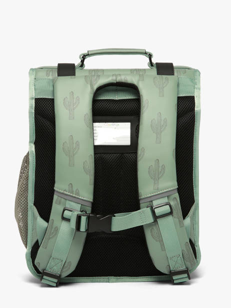 2-compartment Backpack Cameleon Green vintage north SD39 other view 5