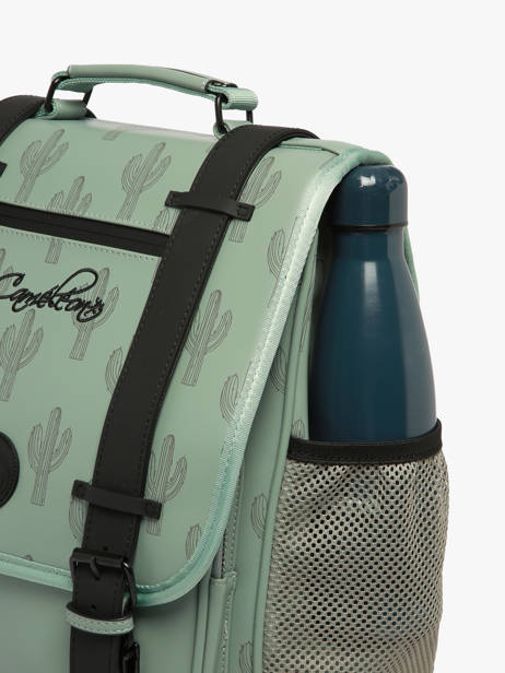 2-compartment Backpack Cameleon Green vintage north SD39 other view 6