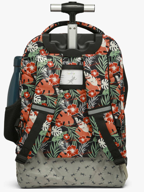 2-compartment Wheeled Schoolbag Cameleon Multicolor futur SR45 other view 6