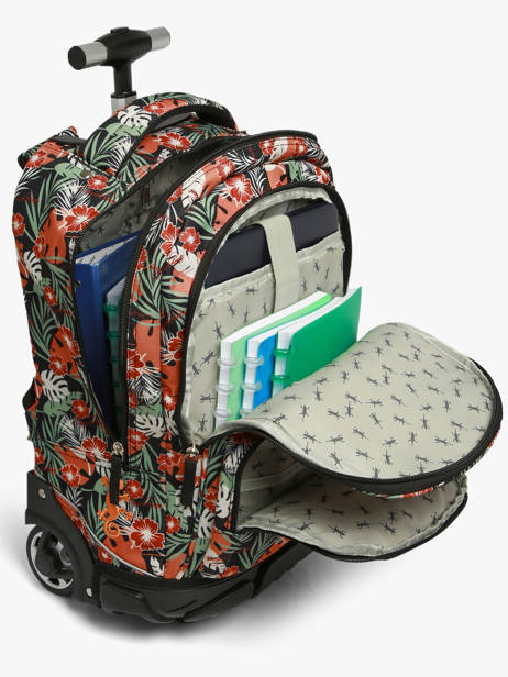 2-compartment Wheeled Schoolbag Cameleon Multicolor futur SR45 other view 4