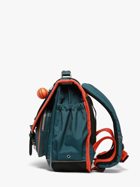 Satchel For Kids 2 Compartments Cameleon Orange vintage urban CA35 other view 3