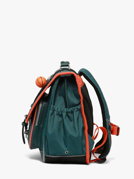 Satchel 2 Compartments Cameleon Orange vintage urban CA38 other view 3
