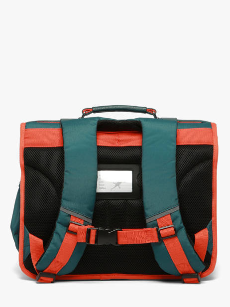 Satchel 2 Compartments Cameleon Orange vintage urban CA38 other view 5