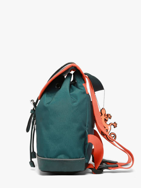 1 Compartment Backpack Cameleon Orange vintage urban SD25 other view 3