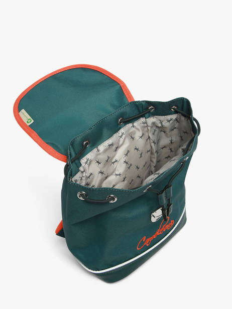 1 Compartment Backpack Cameleon Orange vintage urban SD25 other view 4