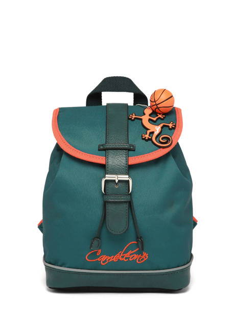 1 Compartment Backpack Cameleon Orange vintage urban SD25 other view 6