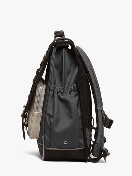 2-compartment Backpack Cameleon Gray vintage urban SD39 other view 3