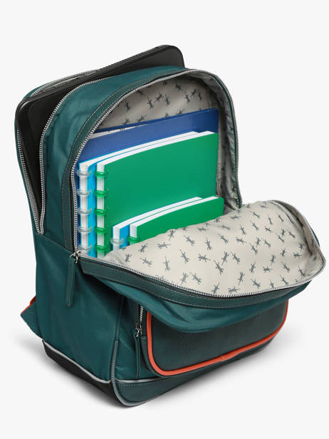 2-compartment Backpack Cameleon Orange vintage urban SO40 other view 4