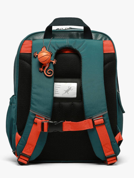 2-compartment Backpack Cameleon Orange vintage urban SO40 other view 5