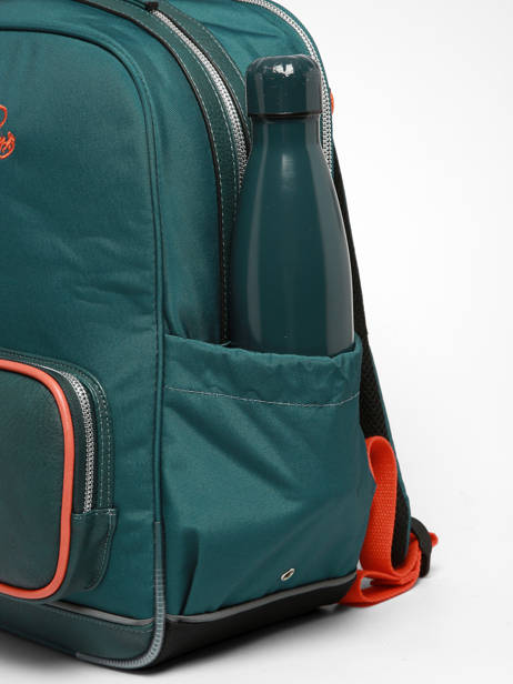 2-compartment Backpack Cameleon Orange vintage urban SO40 other view 6