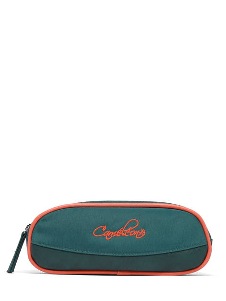 Pencil Case For Kids 2 Compartments Cameleon Orange vintage urban VIB-TROU other view 3