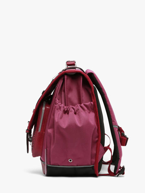 Satchel For Kids 3 Compartments Cameleon Violet vintage fantasy CA41 other view 3