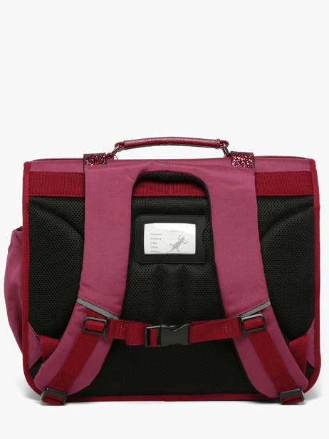 Satchel For Kids 3 Compartments Cameleon Violet vintage fantasy CA41 other view 5
