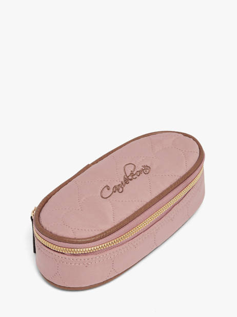 1-compartment Pencil Pouch Cameleon Brown vintage fantasy PLUM other view 1