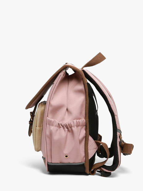 1 Compartment Backpack Cameleon Brown vintage fantasy SD30 other view 3