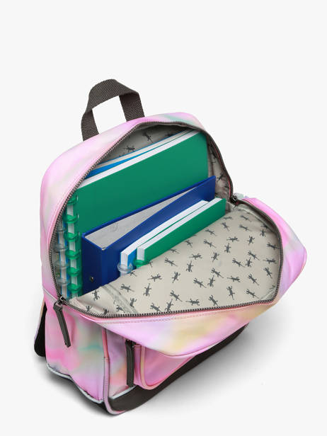 1 Compartment Backpack Cameleon Pink vintage fantasy SD33 other view 4