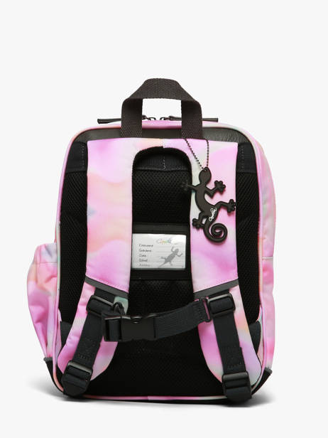 1 Compartment Backpack Cameleon Pink vintage fantasy SD33 other view 5