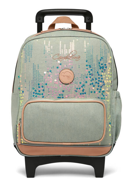 2-compartment Wheeled Schoolbag Cameleon Pink vintage fantasy SR40 other view 8